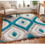 Geometric Shag Area Rug-925354886