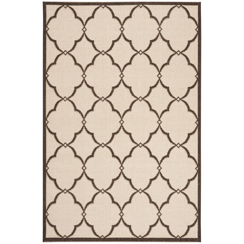 Miesha Performance Geometric Rug, Rectangle 4' x 6'
