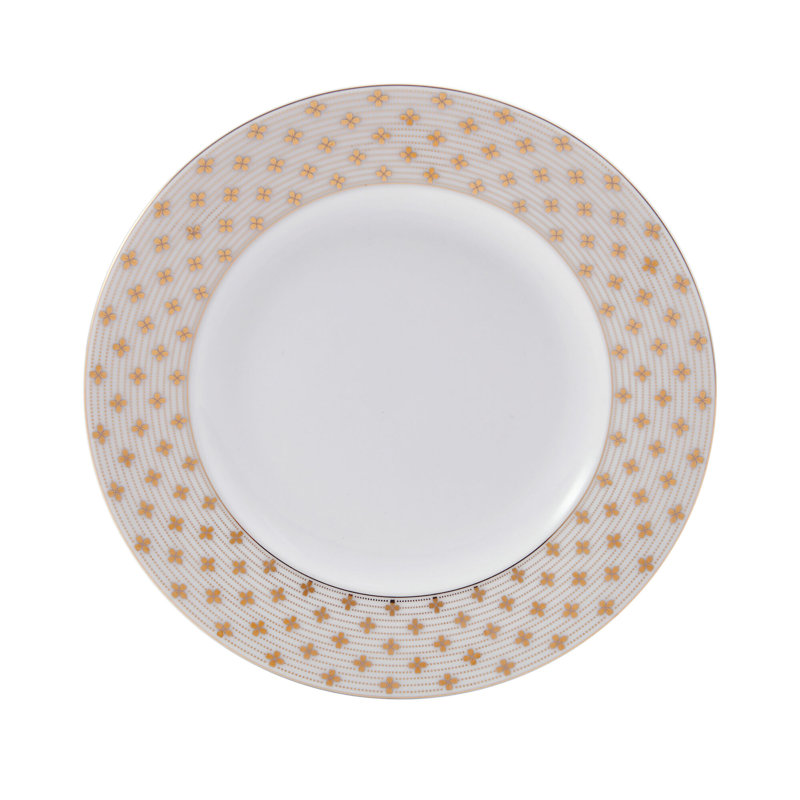 Modern Petals 32-Piece Porcelain Dinnerware Set, Service for 8