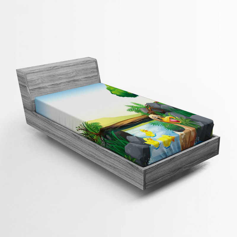 Drap-housse pour canard de caoutchouc, Drap-housse de taille simple