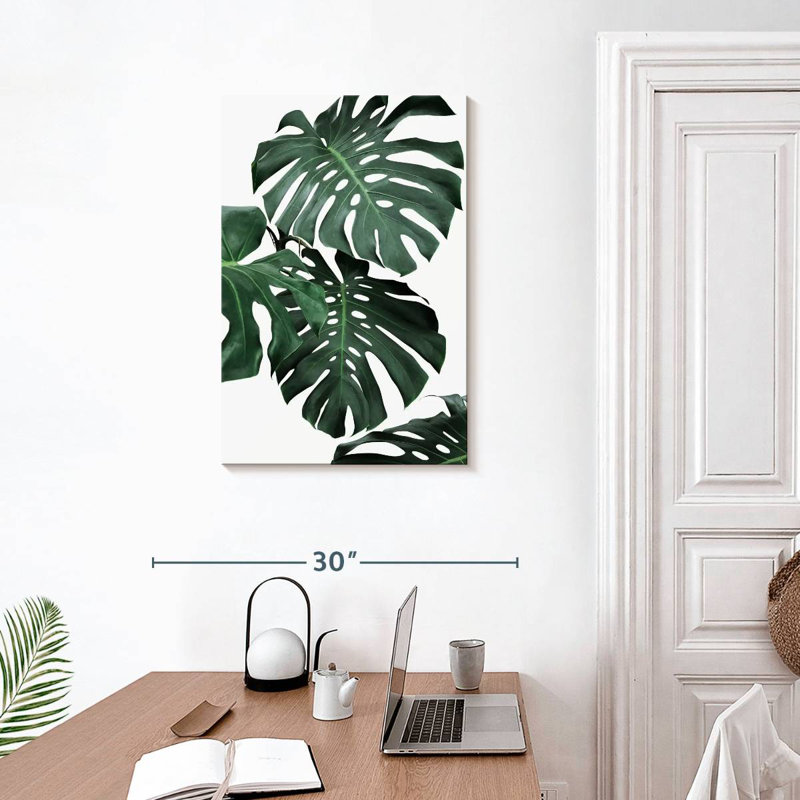 Harnek Lush Monstera II, H 30 po x l 20 po