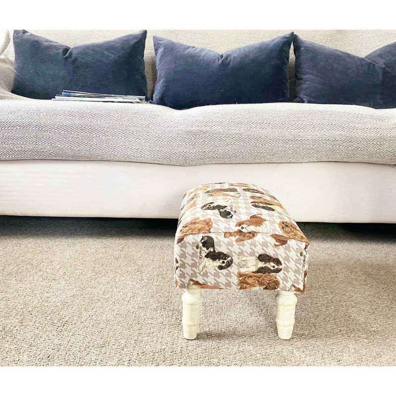 Solid + Manufactured Wood Accent Stool