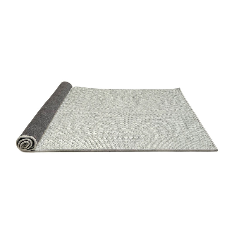 Tapis gris zone contemporaine, Rond 8 pi x 8 pi