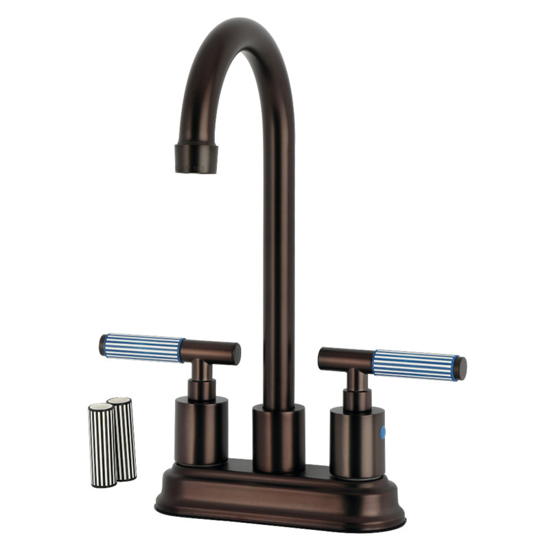 Kingston Brass Synchronous Deck Mount Bar Faucet, Oil Rubbed Bronze