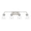 Luminaire suspendu 4 lumières Meridian en nickel brossé Meridian-1585604277