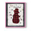 «Chequered Snowman II», reproduction encadrée - bois massif-1038219924-1038219925