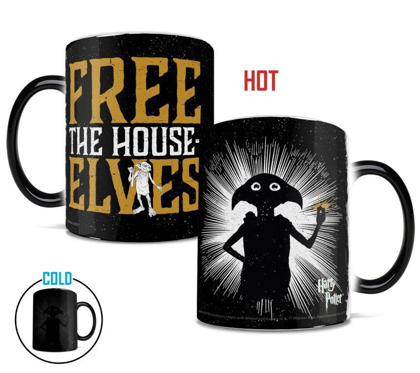 Harry Potter Dobby Free the House Elves Morphing Mugs Heat-Changing Drinkware - 11oz Morphing Mugs