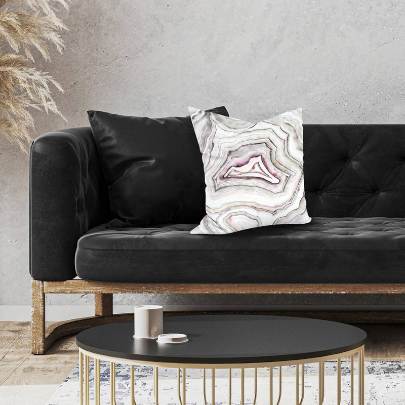 Geode - 18"x18" Throw pillow - Poly twill - Print on demand
