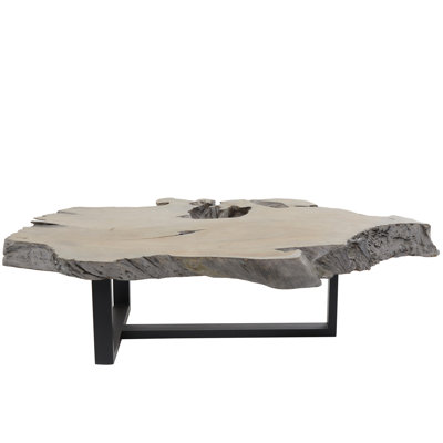 Table basse de salon en bois de teck Loudon