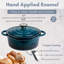 Cocotte ronde en fonte émaillée Lexi Home-80690449-77144040