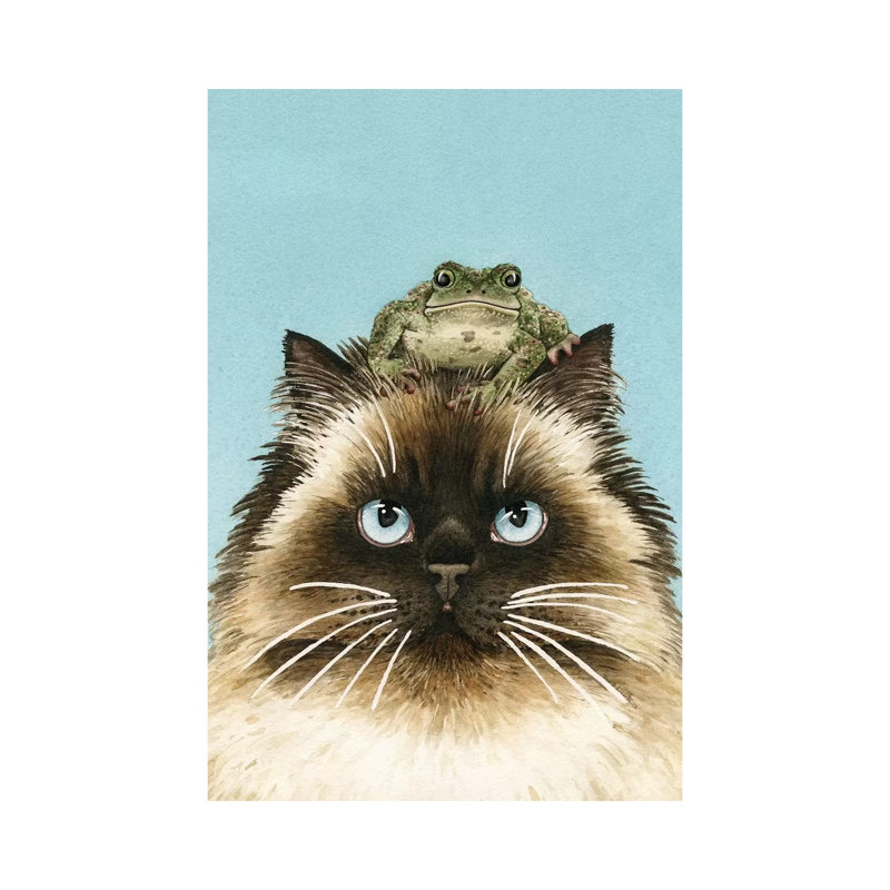 Hopping Mad by Tracy Lizotte - Painting on Canvas, 101.6 cm H x 66.04 cm W x 1.91 cm D, Wrapped Canvas
