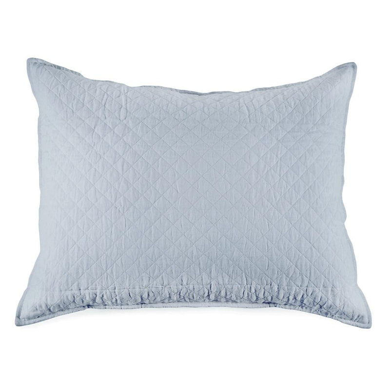 Hampton White Cotton Standard Quilted Sham