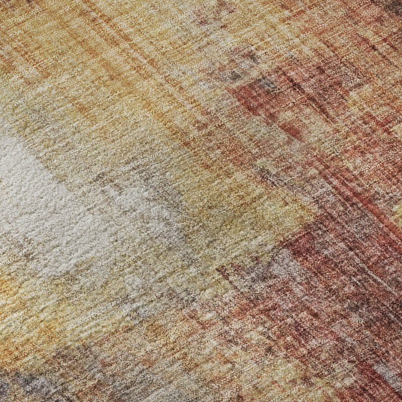 Premium Machine Washable Bucz AMF1759 Modern Rug, Rectangle 9' x 12'