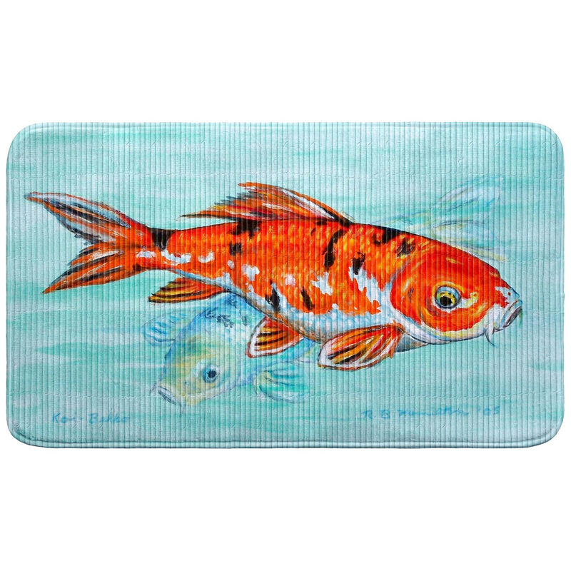 Tapis de bain Koi, L 30 po x l 18 po
