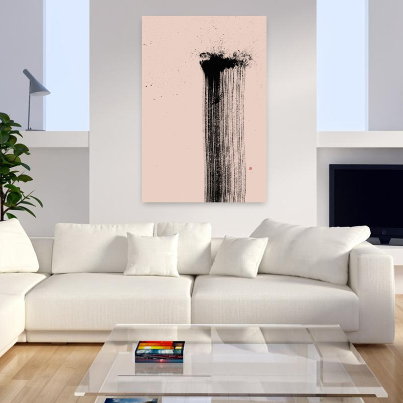 Art contemporain, art contemporain contemporain abstrait, H 48 po x l 32 po