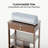 Craft Sewing Table with Machine Platform,drawer and 10 Vinyl Roll Holders