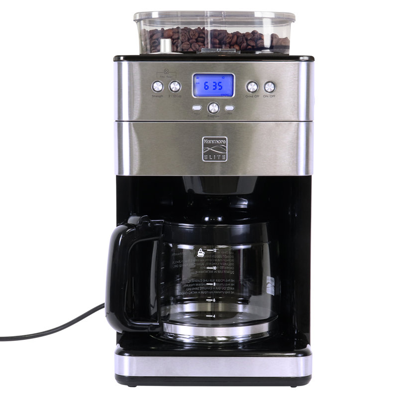 Cafetière programmable à moulin et à infusion 12 tasses Kenmore Elite