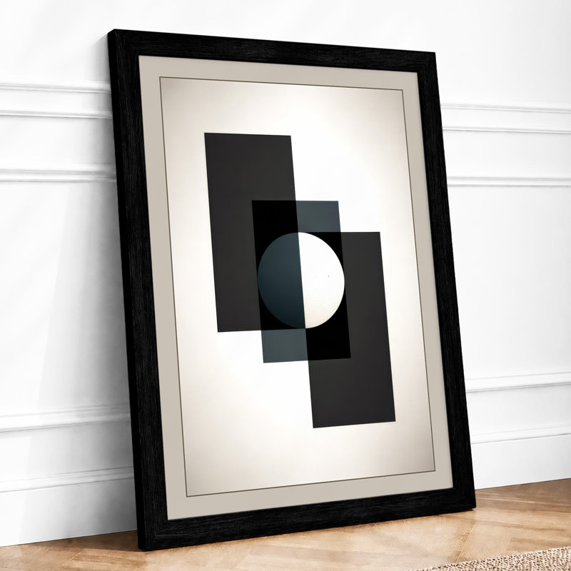 Geometric Forms Minimalist - Print, Black, A3 - 42.0 x 29.7 cm