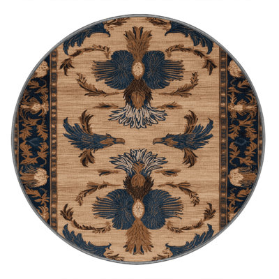Machine Washable French Grey Area Rug