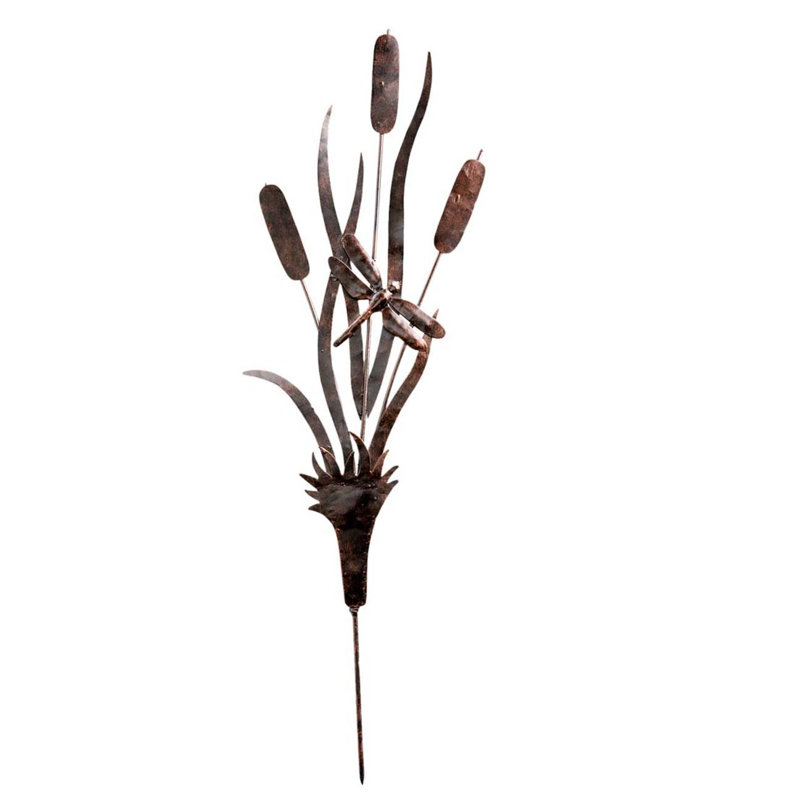 Piquet de jardin silhouette quenouille, Bronze