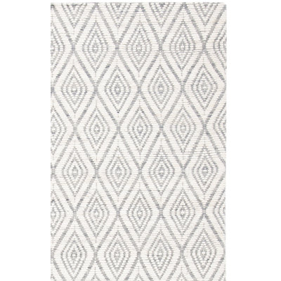Marbella Hand Woven Wool And Cotton With Latex Geometric Rug