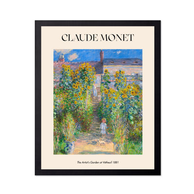 Claude Monet - Le jardin de l'artiste à Vetheuil