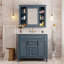 Meuble-lavabo 36 po avec lavabo, armoire à miroir, 2 portes à fermeture douce et 2 tiroirs-642130918