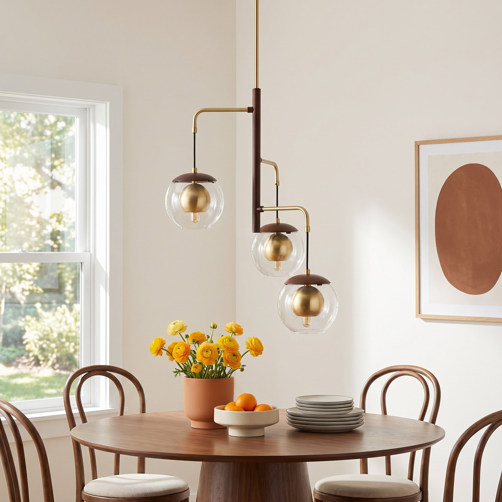 Vylora Dimmable 3-Light Pendant