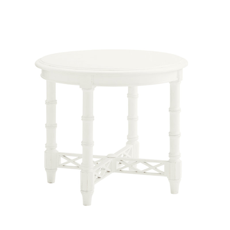 Ivory Key Edgehill Round Lamp Table