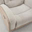 Fauteuil inclinable manuel en cuir 37,8 po avec coussins rembourrés