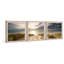 Entrada Relaxing Ocean by Marmont Hill - 3 Piece Single Picture Frame Print-2051484064