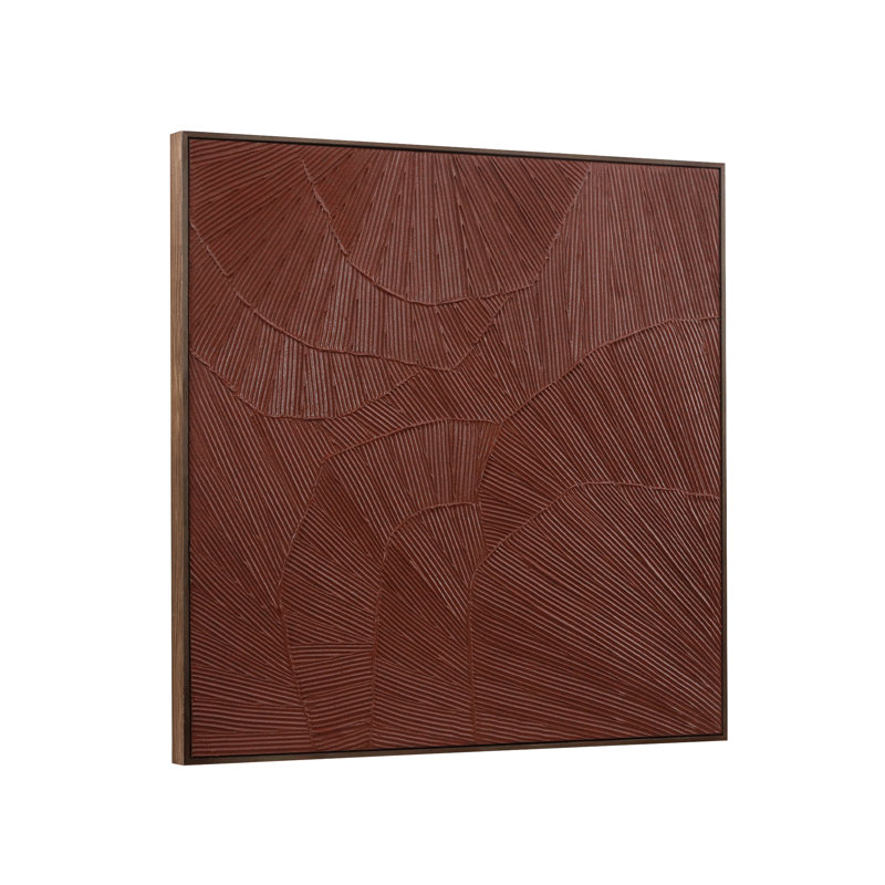 Peinture encadrée, Marron
