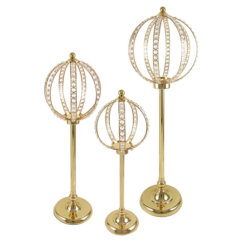 Saltram Abstract Figurines & Sculptures, 38.2" H x 11.5" W x 11.5" D, Gold