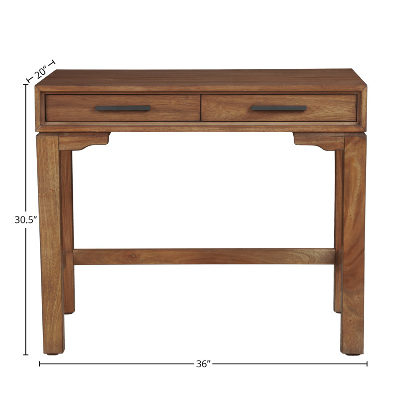 Writing Desk, Honey Maple, 30.5" H x 36" W x 20" D