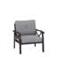 Ensemble de 2 fauteuils d'extérieur en métal avec coussins-129533479