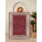 Premium Cotton Area Rug, 3.3 x 4.9 ft | 100% Cotton, 1200 g/m², Pile Height: 0.39 in, Non-Slip PVC Underside | Antibacterial, Machine Washable, Tile Red & Cream, Ideal for Living Room & Bedroom Decor-112936527