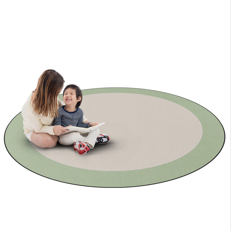 Easy Going by Joy Carpets Area Rug, Round 5'4"