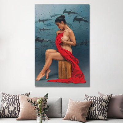 Calm brune par Omar Ortiz - impression sur toile tendue