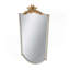 Exquisite Decorative Arched Wall Mirror with Distinctive Frame and Crown