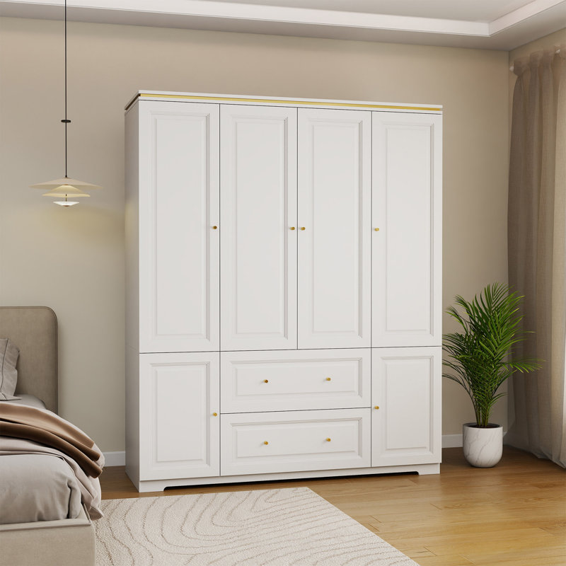 Armoire penderie avec tiroirs