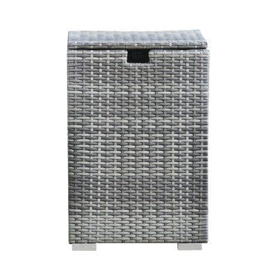 Outdoor PE Rattan & Wicker Propane Tank for 20-lb. tanks Cover Table