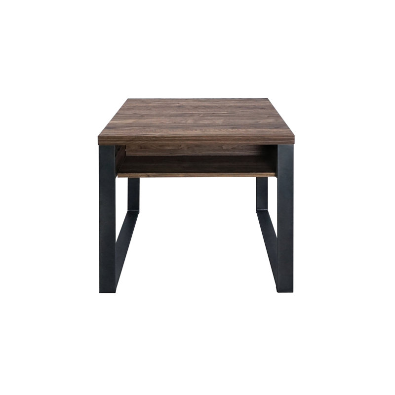 Table de bout à 1 tiroir Albbrt, Noyer vieilli