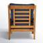 Chaise de patio en teck Brunswick avec coussins-151300350-204020525