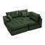Canapé-lit à compression en coin Corduroy, canapé modulaire en L avec éponge haute densité, canapé convertible sans assemblage requis pour le salon, appartement, chambre d'amis-561066894