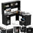 Vello L Shaped Desk with Drawers-1927685362
