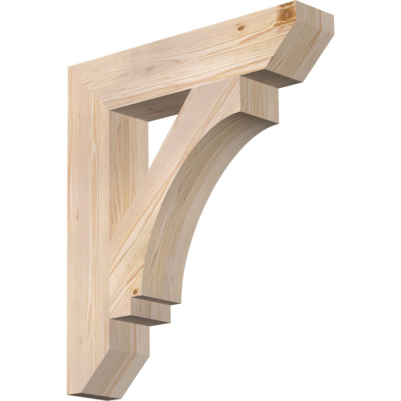 Support lisse à lattes 5 l 5 po x P 28 po x H 32 po, sapin Douglas, Douglas (lisse), H 32 po x l 5,5 po x P 28 po