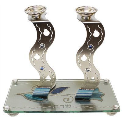 Glass Candlestick