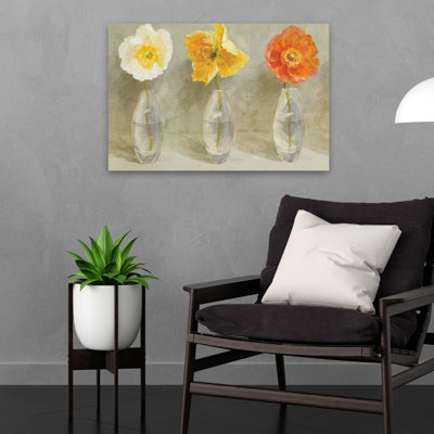 Beige And Bouquet Poppy Palette Crop Art