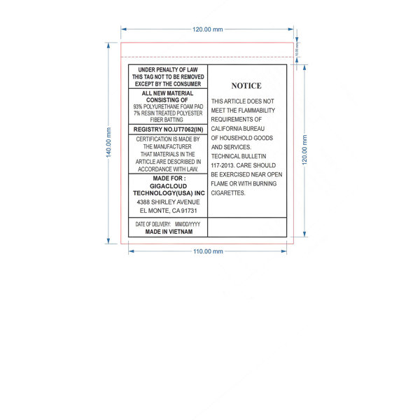 Dimensions du produit