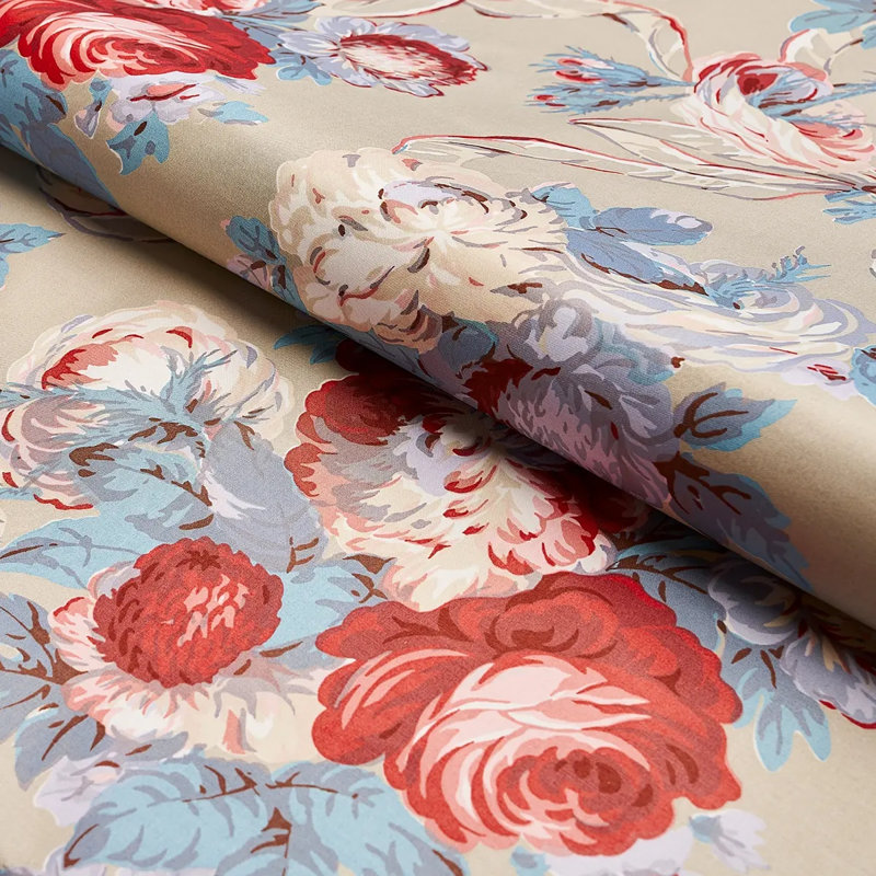 Queenies Floral Chintz Fabric, Chelsea Garden